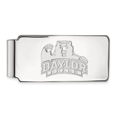 Baylor University Money Clip Sterling Silver SS017BU, MPN: SS017BU, 886774764627