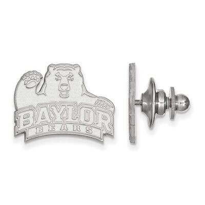Baylor University Lapel Pin 14k White Gold 4W010BU, MPN: 4W010BU, 886774837635