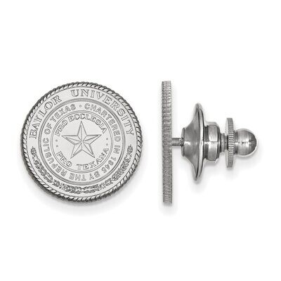 Baylor University Crest Lapel Pin 14k White Gold 4W039BU, MPN: 4W039BU, 886774847238