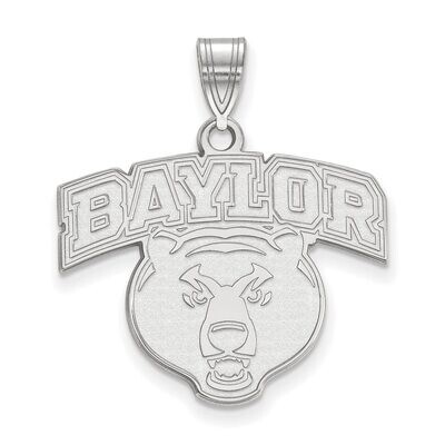Baylor University Large Pendant 14k White Gold 4W025BU, MPN: 4W025BU, 886774844244
