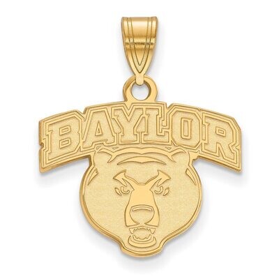 Baylor University Medium Pendant 10k Yellow Gold 1Y024BU, MPN: 1Y024BU, 886774812847
