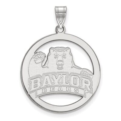 Baylor University L Pendant in Circle Sterling Silver SS019BU, MPN: SS019BU, 886774764054