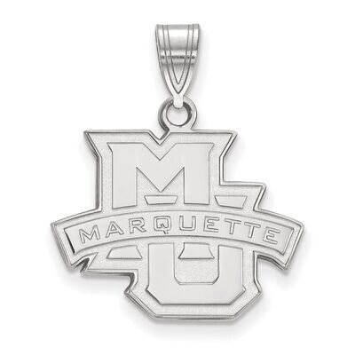 Marquette University Medium Pendant Sterling Silver SS003MAR, MPN: SS003MAR, 886774689074