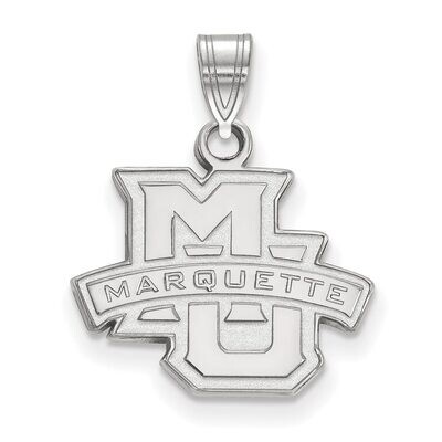 Marquette University Small Pendant 10k White Gold 1W002MAR, MPN: 1W002MAR, 886774768328
