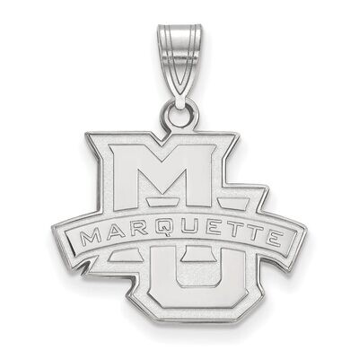 Marquette University Medium Pendant 10k White Gold 1W003MAR, MPN: 1W003MAR, 886774770444