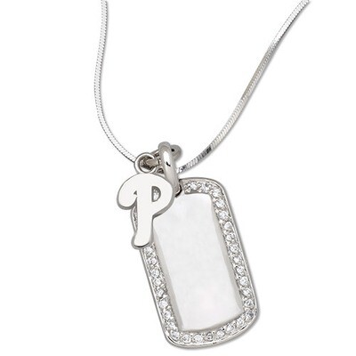 Philadelphia Phillies P Logo 3/8 On Mini Dog Tag Sterling Silver PHI013DT-SS, MPN: PHI013DT-SS, 634…