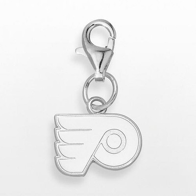 Philadelphia Flyers P Logo 3/8 On Lobster Claw Sterling Silver FLY004LOB-SS, MPN: FLY004LOB-SS, 634…