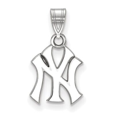 New York Yankees Small Enamel Pendant Sterling Silver SS031YAN, MPN: SS031YAN, 886774630229