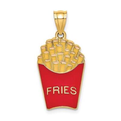 French Fries Charm with Enamel 14k Gold K6801, MPN: K6801, 637218123254