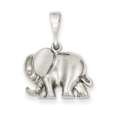 Elephant Charm 14k White Gold WCH100, MPN: WCH100, 886774119724