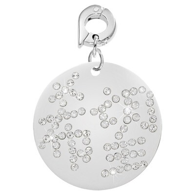 Nikki Lissoni Hope Charm Silver-Plated 25mm D1044SL, MPN: D1044SL, 8718819232445