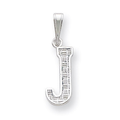 Initial J Charm Sterling Silver QC2762J, MPN: QC2762J, 883957906591