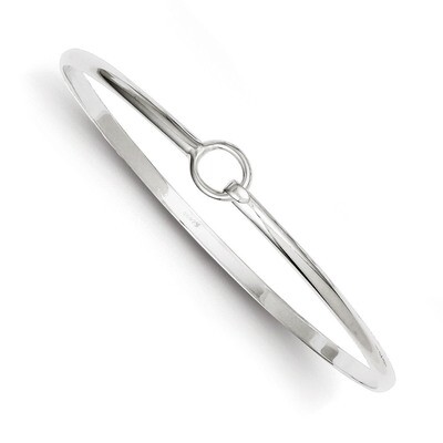 Bangle Bracelet Sterling Silver QB15, MPN: QB15, 883957903248