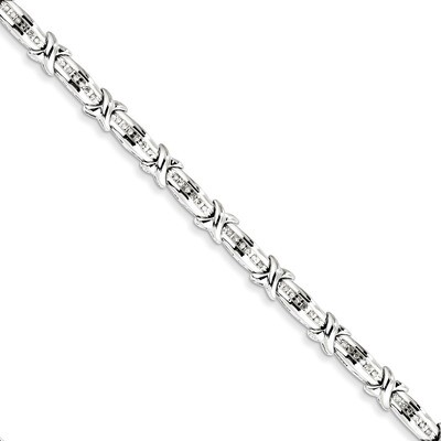 Bracelet Sterling Silver Diamond QDX1156, MPN: QDX1156, 818050012818