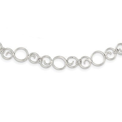 Bracelet 7.5 Inch Sterling Silver QG3593-7.5, MPN: QG3593-7.5, 196904164099