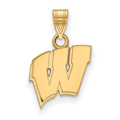 University of Wisconsin Small Pendant 10k Yellow Gold 1Y002UWI, MPN: 1Y002UWI, 886774798837