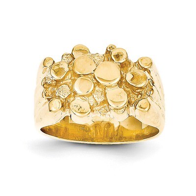 Men&#39;s Nugget Ring 14k Gold CH159, MPN: CH159, 886774091679