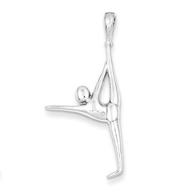 Gymnast Pendant Sterling Silver QC5115, MPN: QC5115, 883957912257