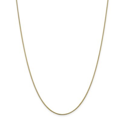 20 Inch 1.1mm Round Snake Chain 10k Gold 10SN100-20, MPN: 10SN100-20, 191101601279