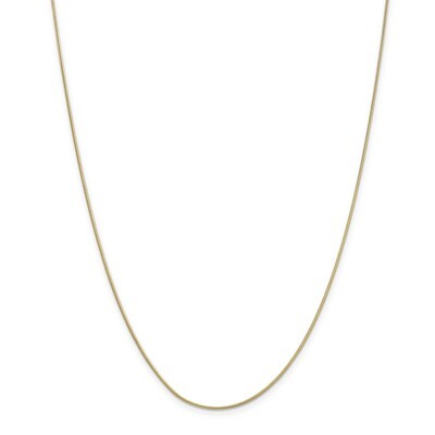 18 Inch 0.90mm Round Snake Chain 10k Gold 10SN080-18, MPN: 10SN080-18, 886774962368