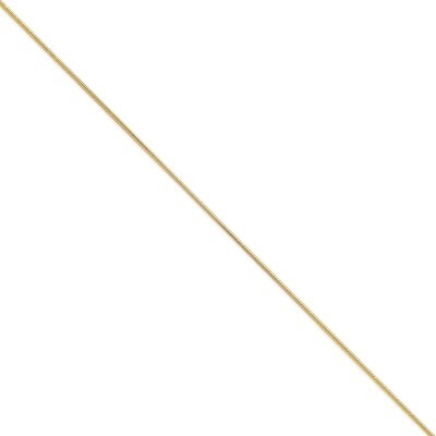 1.6mm Round Snake Chain 7 Inch 14k Gold SNA160-7, MPN: SNA160-7, 886774432007