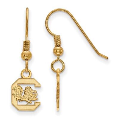 University of South Carolina x-Small Dangle Earring Wire Gold-plated Silver GP006USO, MPN: GP006USO…