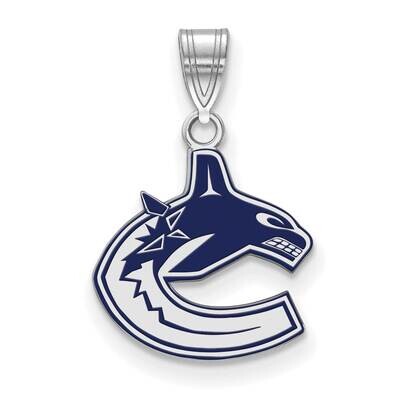 Vancouver Canucks Small Enamel Pendant Sterling Silver Rhodium-plated SS017CUC, MPN: SS017CUC, 1911…