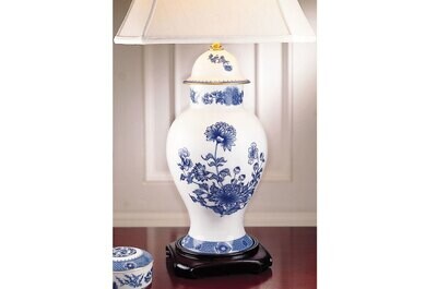 Mottahedeh Imperial Blue Ginger Jar Lamp CW2422L, MPN: CW2422L,