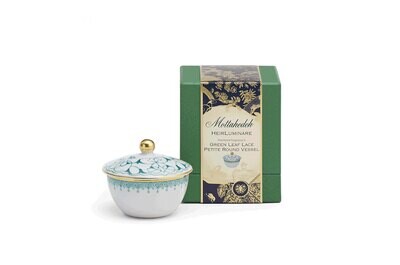 Mottahedeh Green Leaf Lace Small Box S1563V, MPN: S1563V,