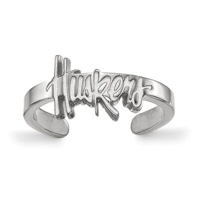 University of Nebraska Toe Ring Sterling Silver SS015UNE, MPN: SS015UNE, 886774712994