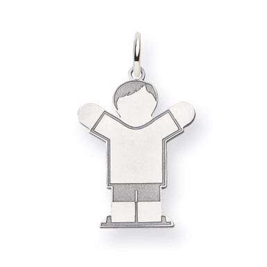 Kid Charm 14k White Gold XK1114W, MPN: XK1114W, 883957528229