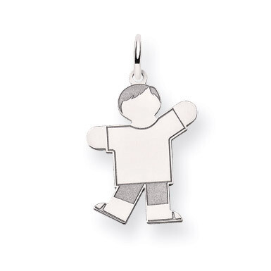 Kid Charm 14k White Gold XK1112W, MPN: XK1112W, 883957446011