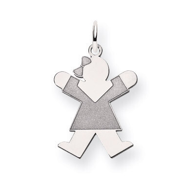 Kid Charm 14k White Gold XK1097W, MPN: XK1097W, 883957415093