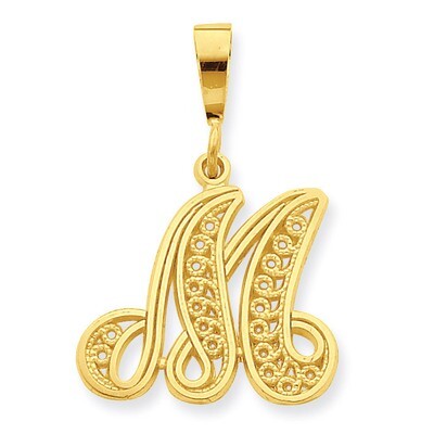 Initial M Charm 10k Gold 10C242/M, MPN: 10C242/M, 883957392462