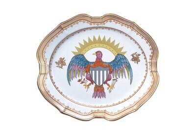 Mottahedeh Small Eagle Platter S2982, MPN: S2982,