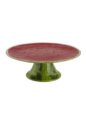 Bordallo Pinheiro Pinheiro Watermelon Cake Stand Decorated 65020805, MPN: 65020805, 5600413602379