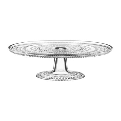 Iittala Kastehelmi Cake Stand 12.5 Inch Clear 1007596, MPN: 1007596, 6411920059940