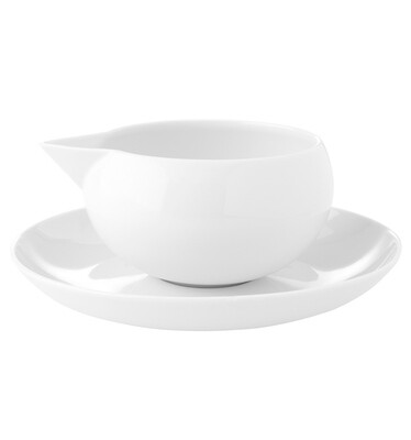 Vista Alegre Domo White Sauceboat &amp; Stand, MPN: 21099997,