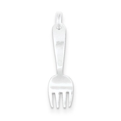 Fork Charm Sterling Silver QC7050, MPN: QC7050, 883957548449