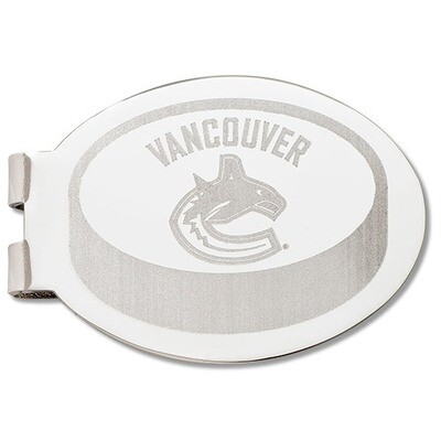 Vancouver Canucks Engraved Money Clip CUC095-MC