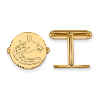 Vancouver Canucks Cufflinkss Gold-plated Silver GP010CUC, MPN: GP010CUC, 886774742038