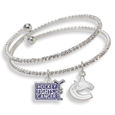 Vancouver Canucks Support Hfc Crystal Bracelet CUC075BR-HFC