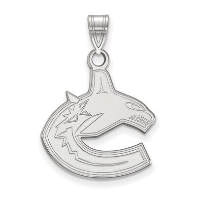 Vancouver Canucks Large Pendant 10k White Gold 1W002CUC, MPN: 1W002CUC, 886774732589