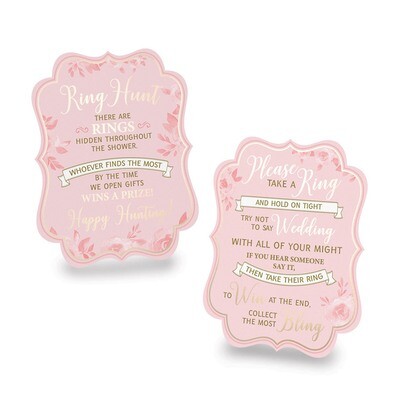 Lillian Rose Blushing Rose Wedding Shower Ring Games GM20466, MPN: GM20466, 710309435013