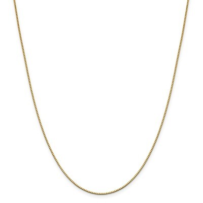 18 Inch 1.05mm Box Chain 14k Gold BOX105-18, MPN: BOX105-18, 191101202766