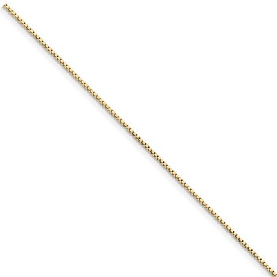 9 Inch 0.95mm Box Chain 14k Gold BOX095-9, MPN: BOX095-9, 886774585260