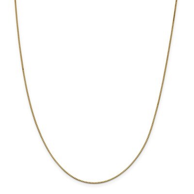24 Inch 0.95mm Box Chain 14k Gold BOX095-24, MPN: BOX095-24, 883957097978