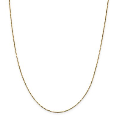 18 Inch 0.95mm Box Chain 14k Gold BOX095-18, MPN: BOX095-18, 883957093635