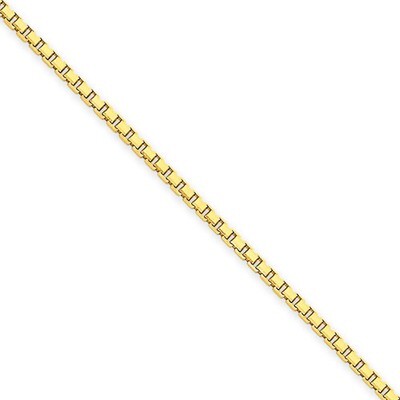 1.9mm Box Chain 30 Inch 14k Gold BOX200-30, MPN: BOX200-30, 886774432311