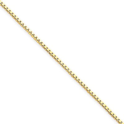 1.1mm Box Chain 20 Inch 14k Gold BOX110-20, MPN: BOX110-20, 886774432137